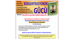 Desktop Screenshot of konsantrasyonungucu.com