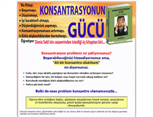 Tablet Screenshot of konsantrasyonungucu.com